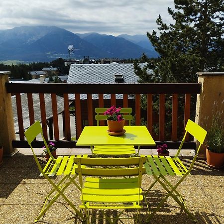 Studio Cabine Chaleureux A Pyrenees 2000 - Wifi Et Parking Prive Bolquere Exterior photo